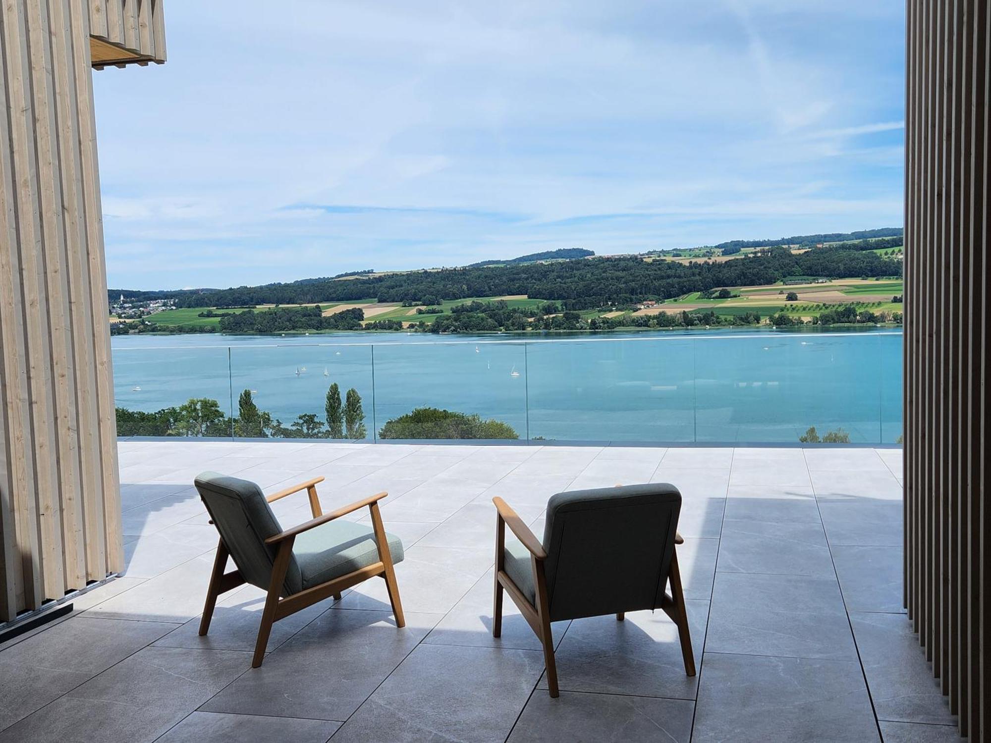Lakeview Guest Rooms With Huge Rooftop Terrace Beinwil Экстерьер фото